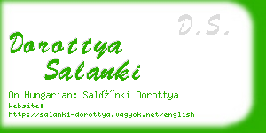 dorottya salanki business card